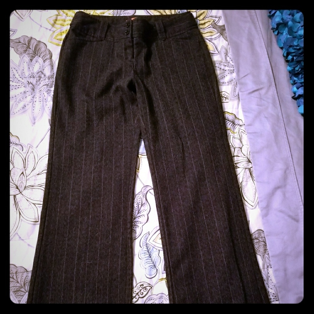 Pinstripe dress pants